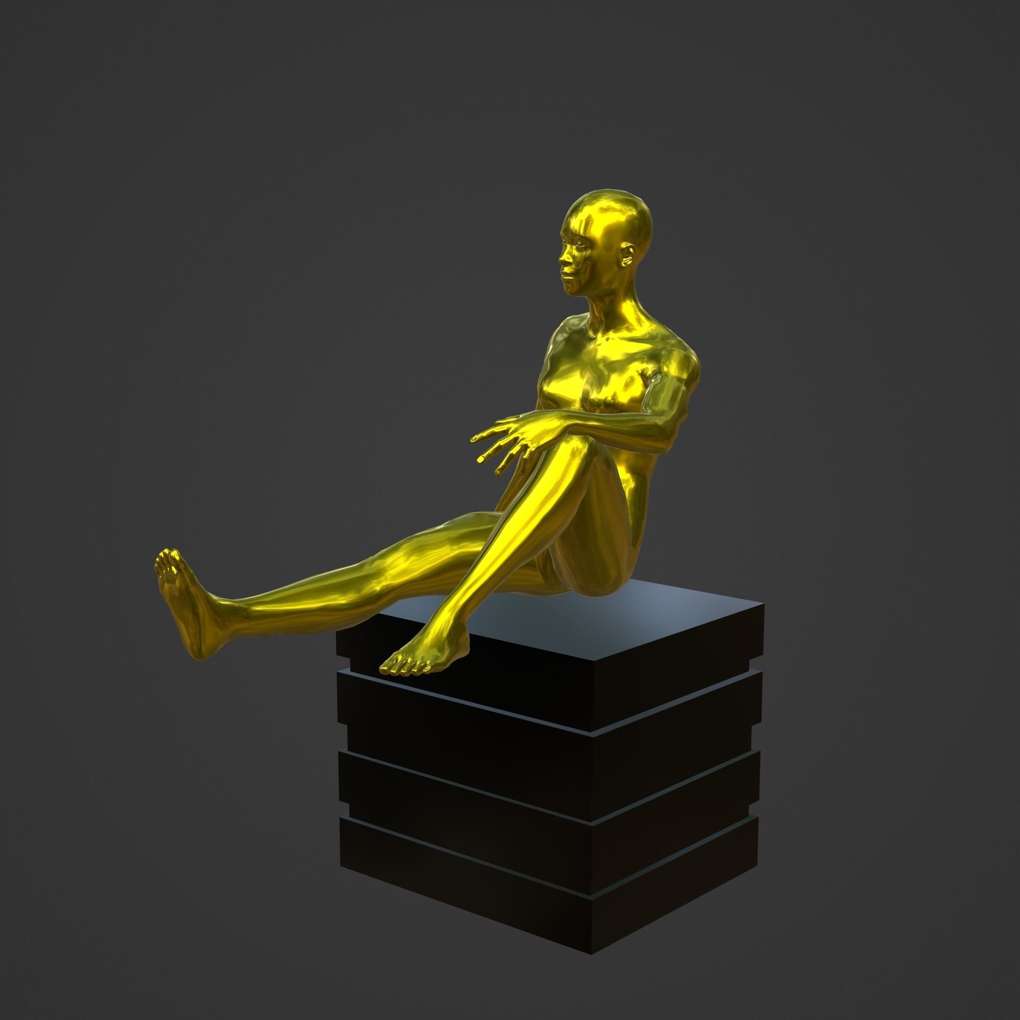 OSCAR AWARD 3D print model_3