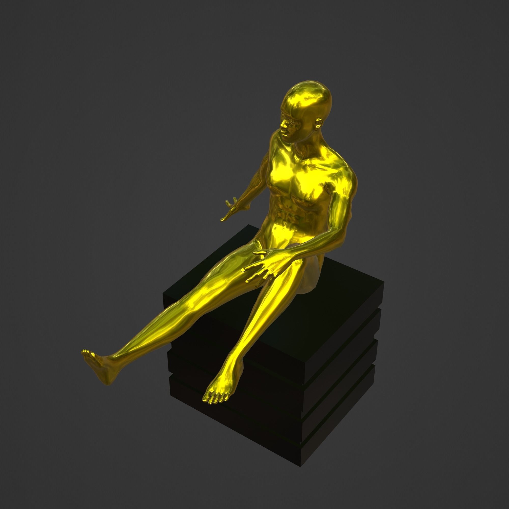 OSCAR AWARD 3D print model_2