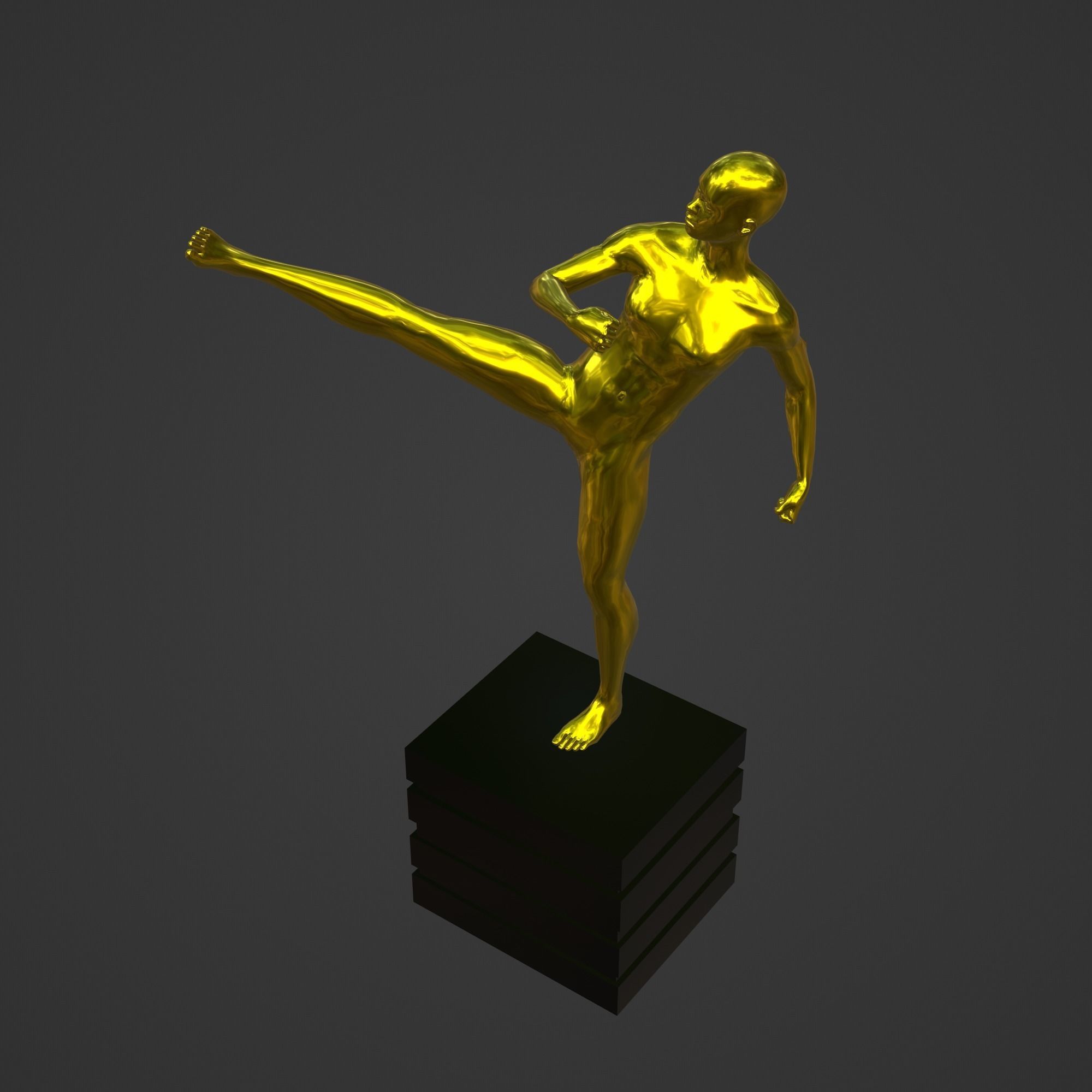 OSCAR AWARD 3D print model_2