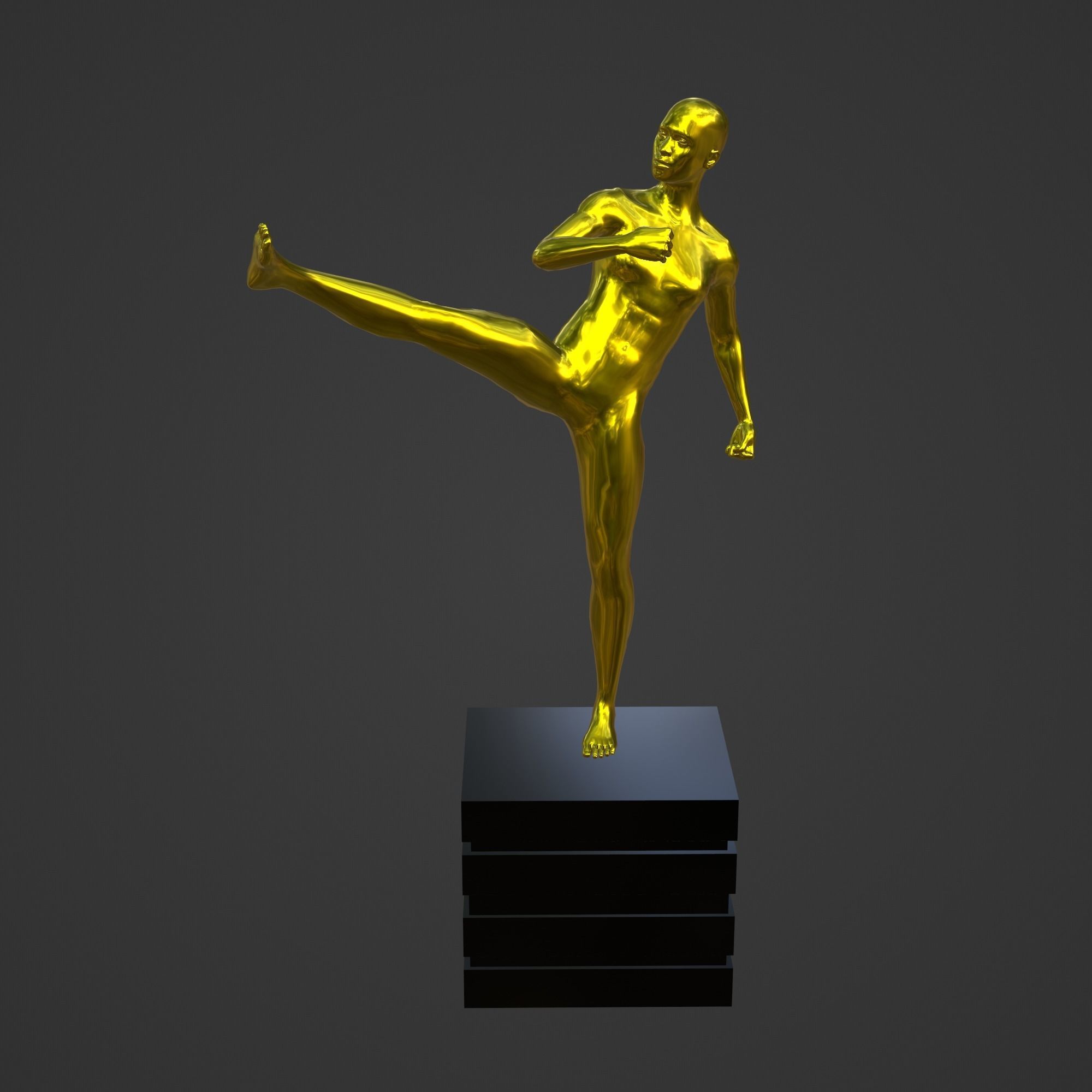 OSCAR AWARD 3D print model_1