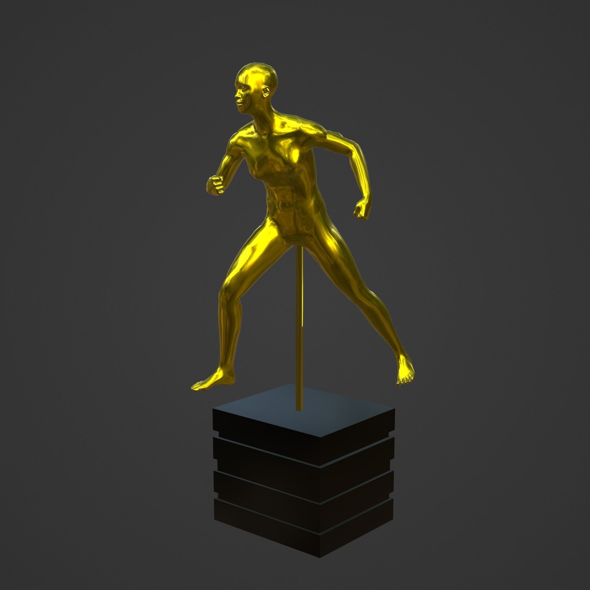 OSCAR AWARD 3D print model_3