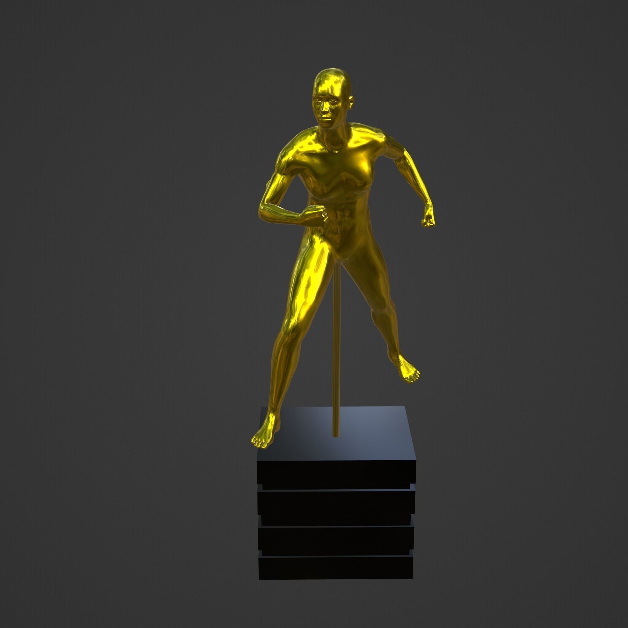 OSCAR AWARD 3D print model_1