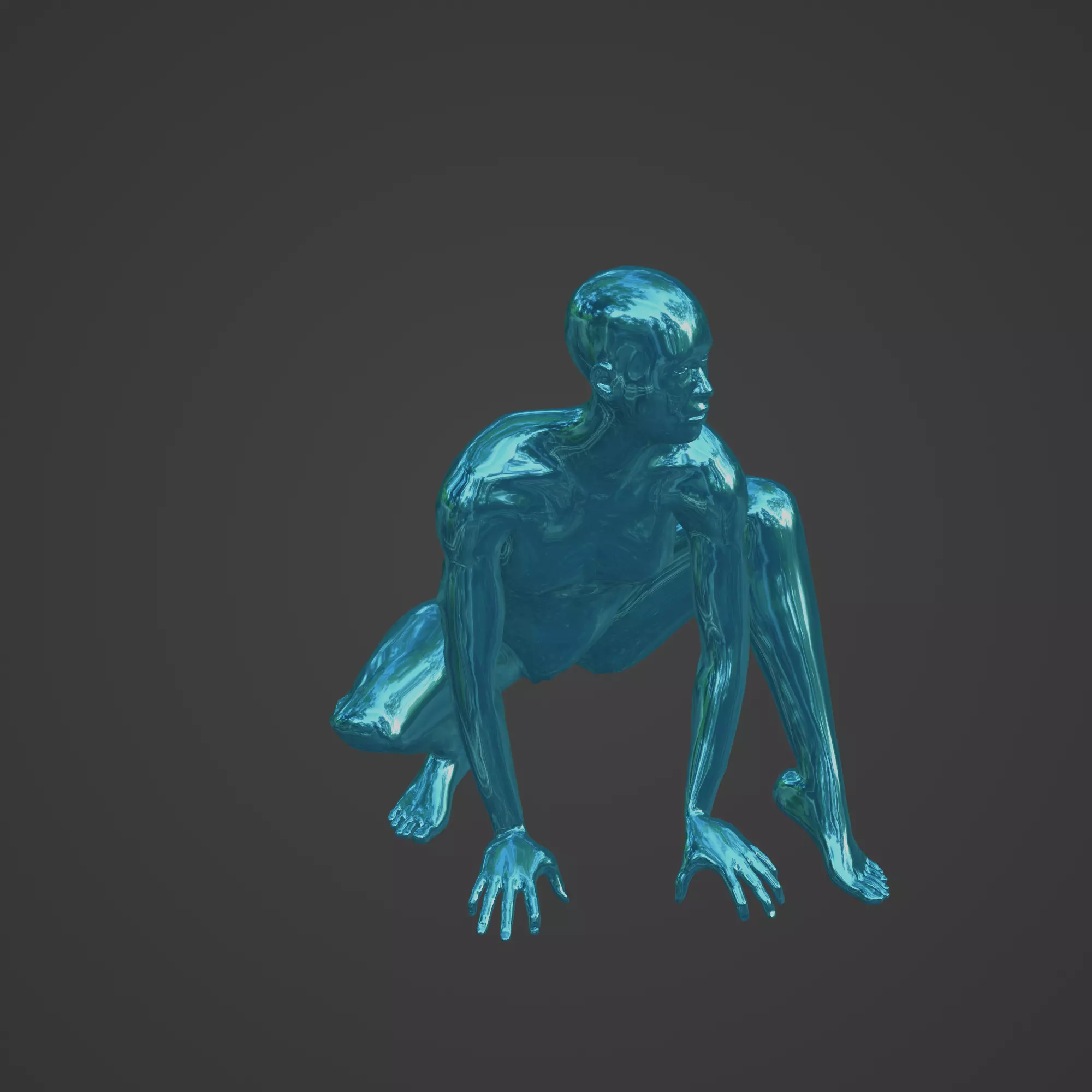 GOLD CHARACTER POSE 3D print model_0