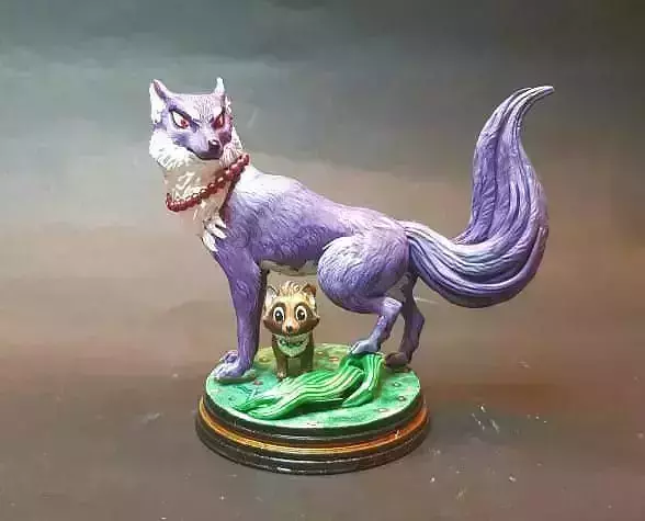 Le Renard et le petit Tanuki