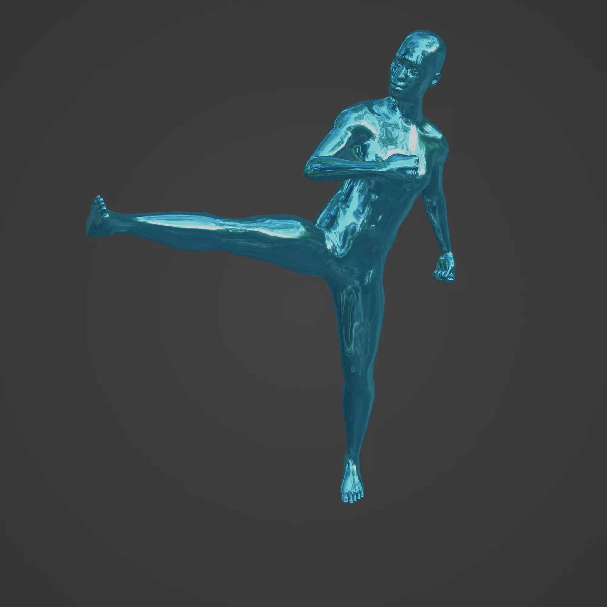 GOLD CHARACTER POSE 3D print model_0