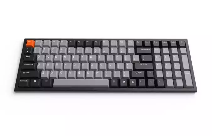 Pc Keyboard M02B Low-poly 3D model