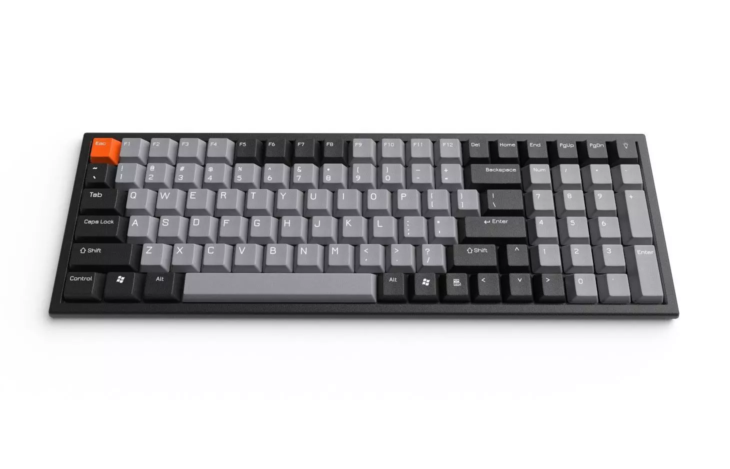 Pc Keyboard M02B Low-poly 3D model_0