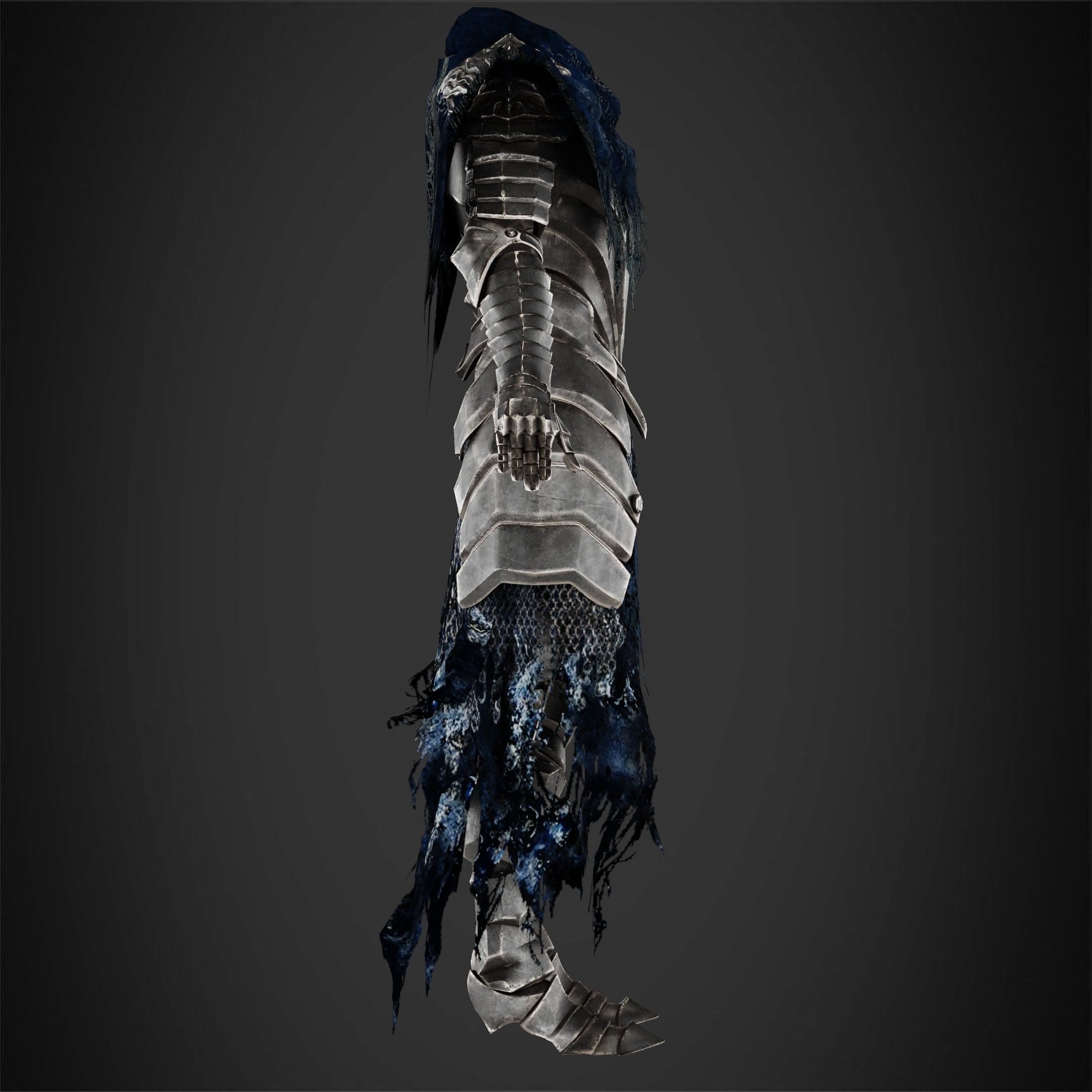 Dark Souls Knight Artorias Abysswalker Armor for Cosplay 3D print model_8