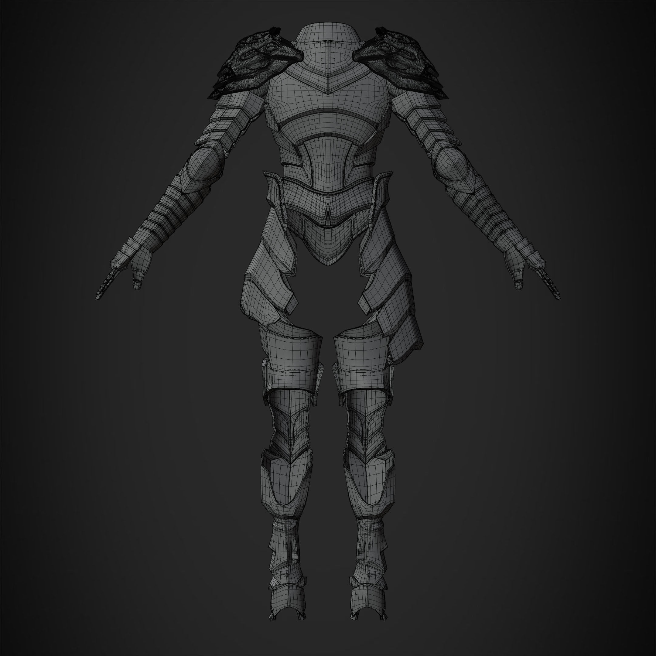 Dark Souls Knight Artorias Abysswalker Armor for Cosplay 3D print model_21