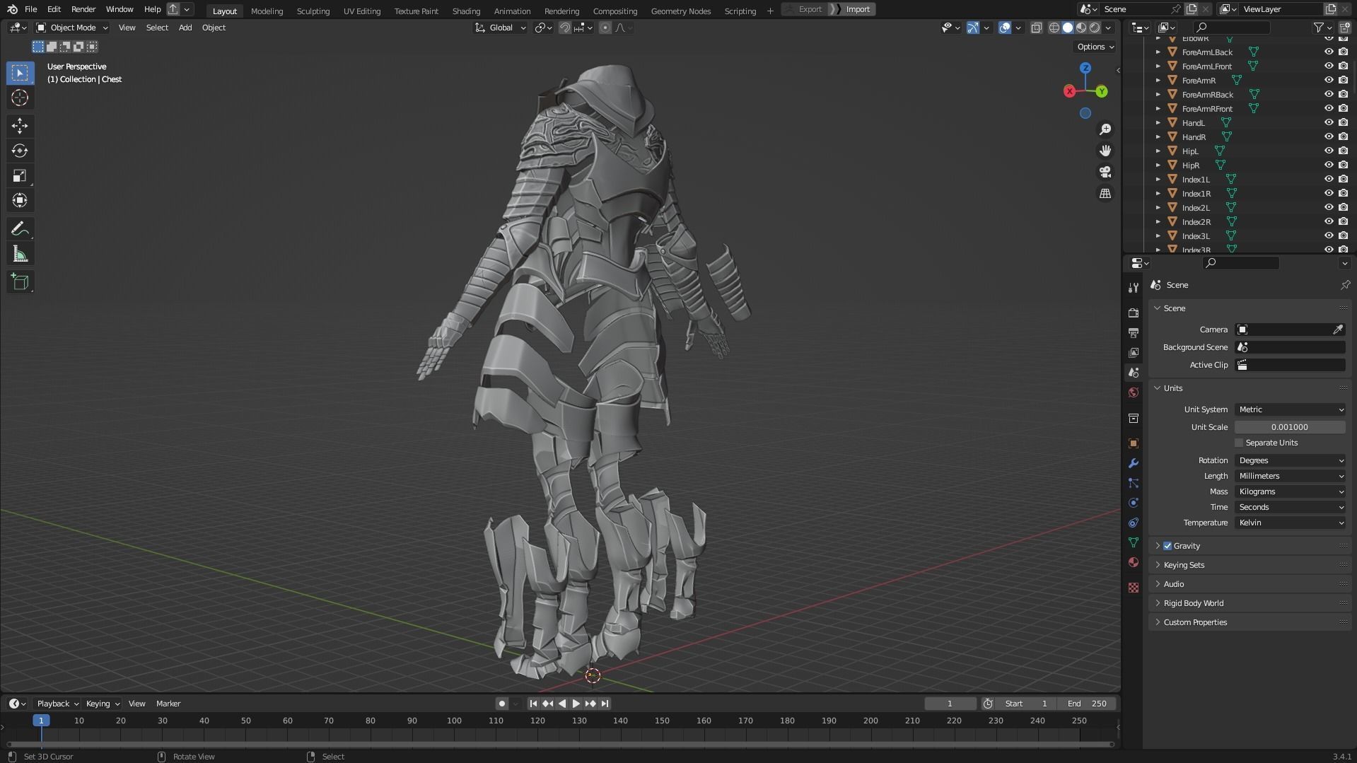 Dark Souls Knight Artorias Abysswalker Armor for Cosplay 3D print model_12