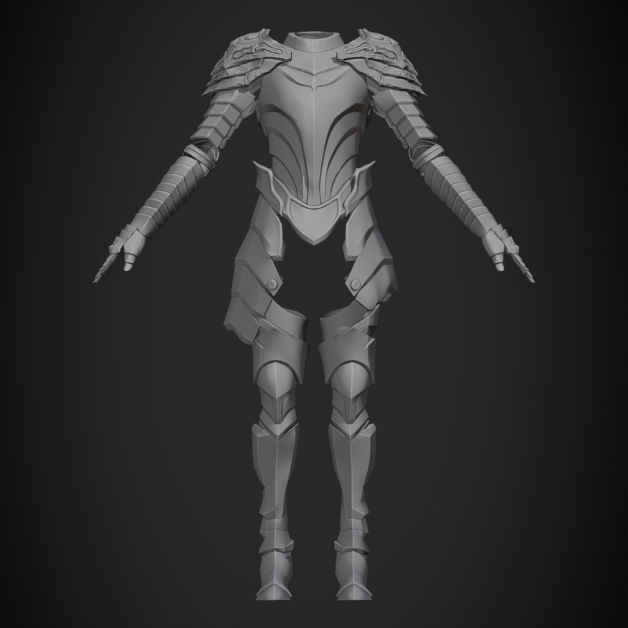 Dark Souls Knight Artorias Abysswalker Armor for Cosplay 3D print model_14