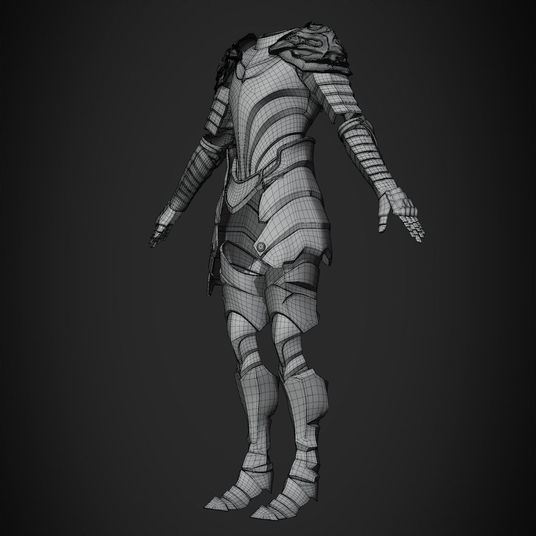 Dark Souls Knight Artorias Abysswalker Armor for Cosplay 3D print model_17