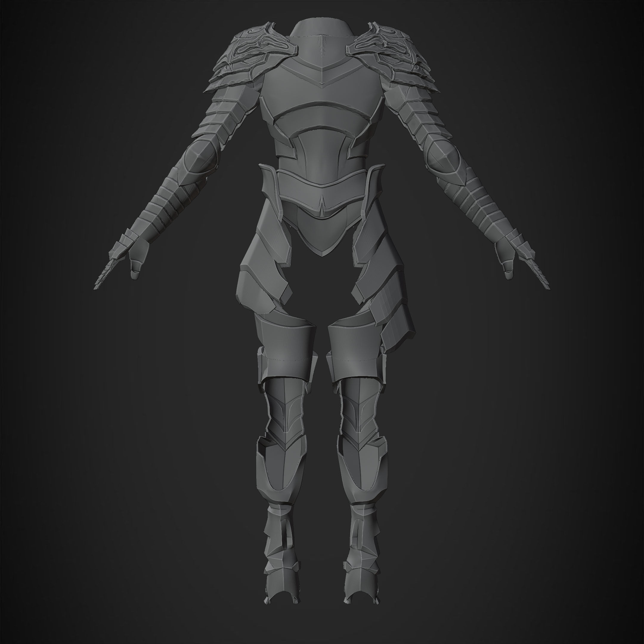 Dark Souls Knight Artorias Abysswalker Armor for Cosplay 3D print model_20