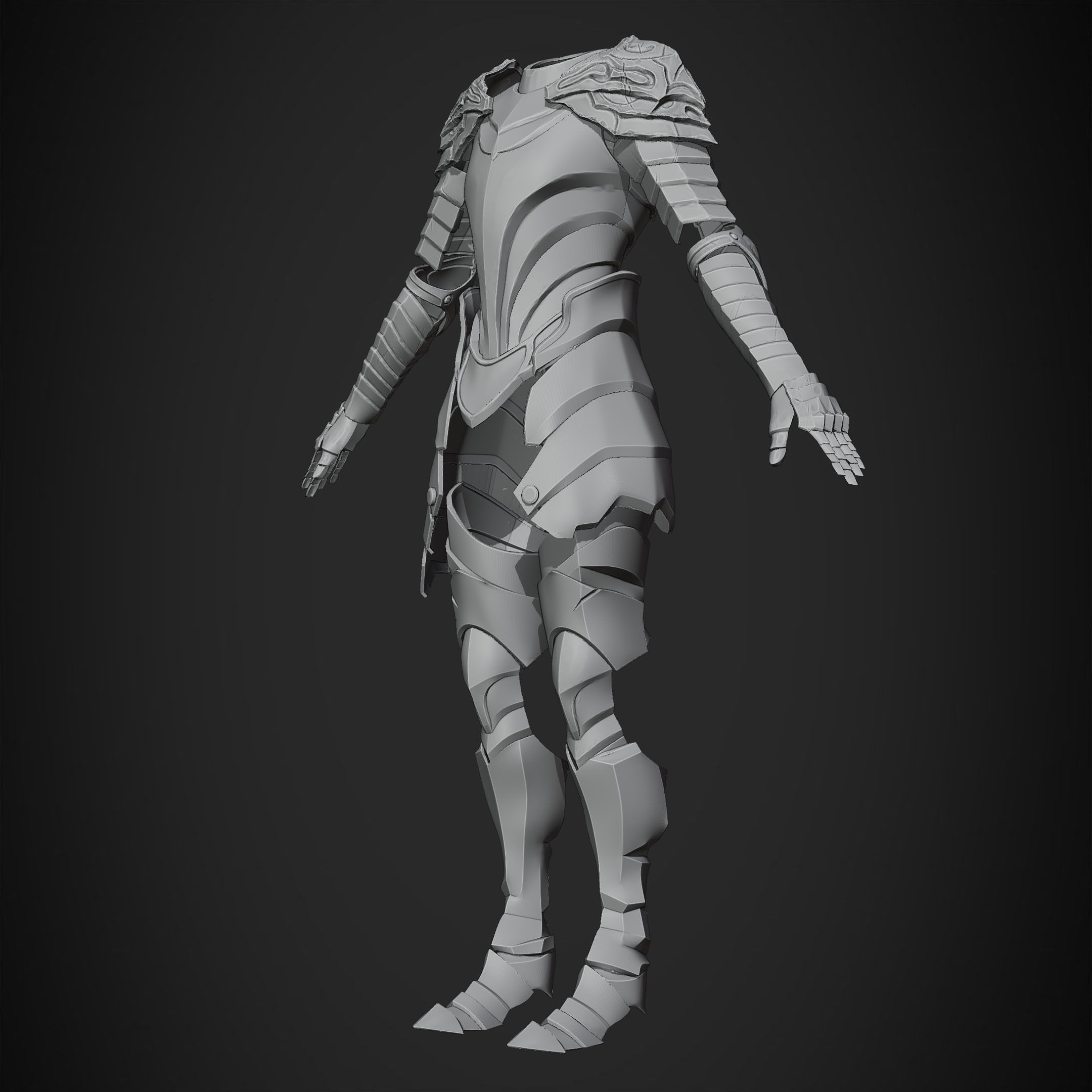 Dark Souls Knight Artorias Abysswalker Armor for Cosplay 3D print model_16