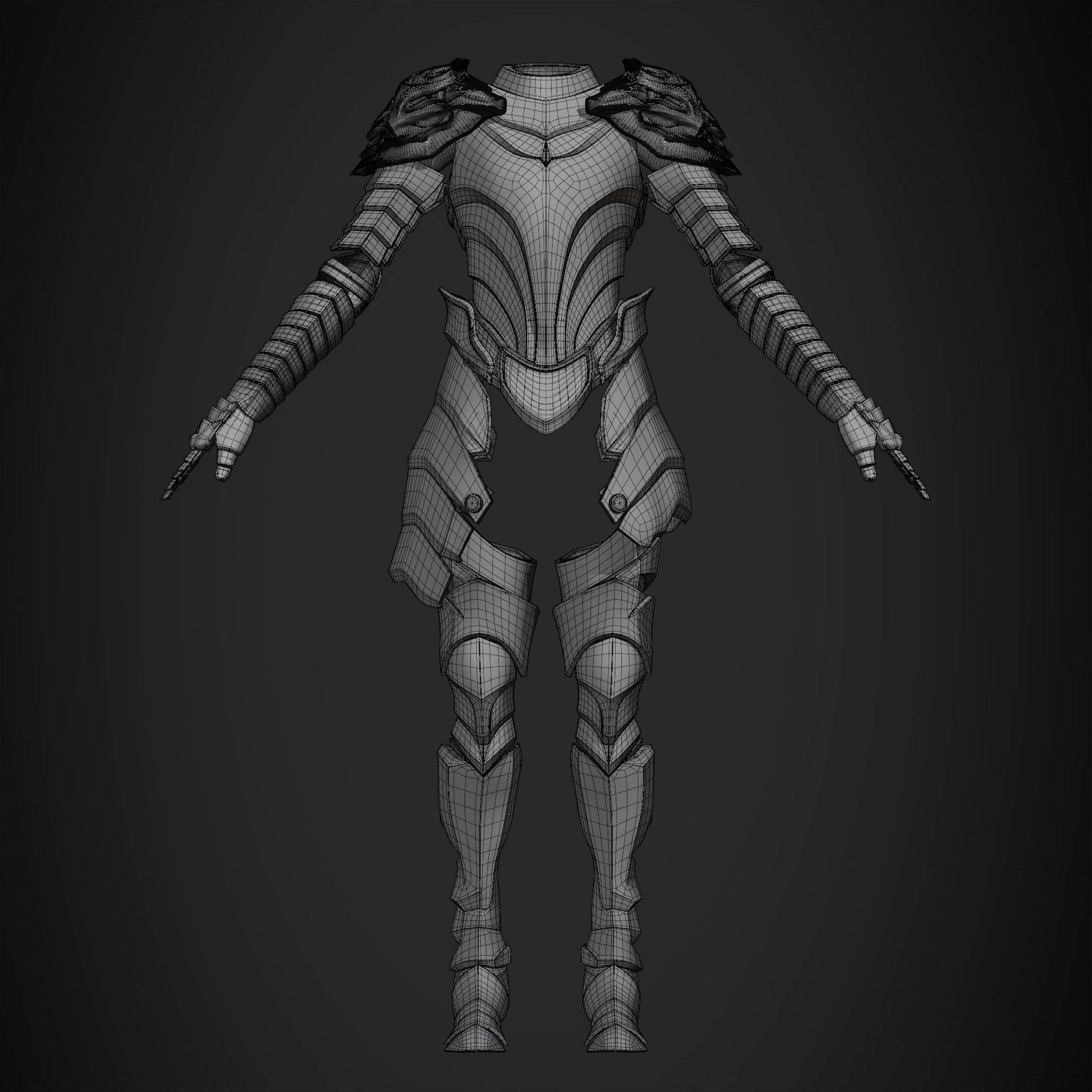 Dark Souls Knight Artorias Abysswalker Armor for Cosplay 3D print model_15