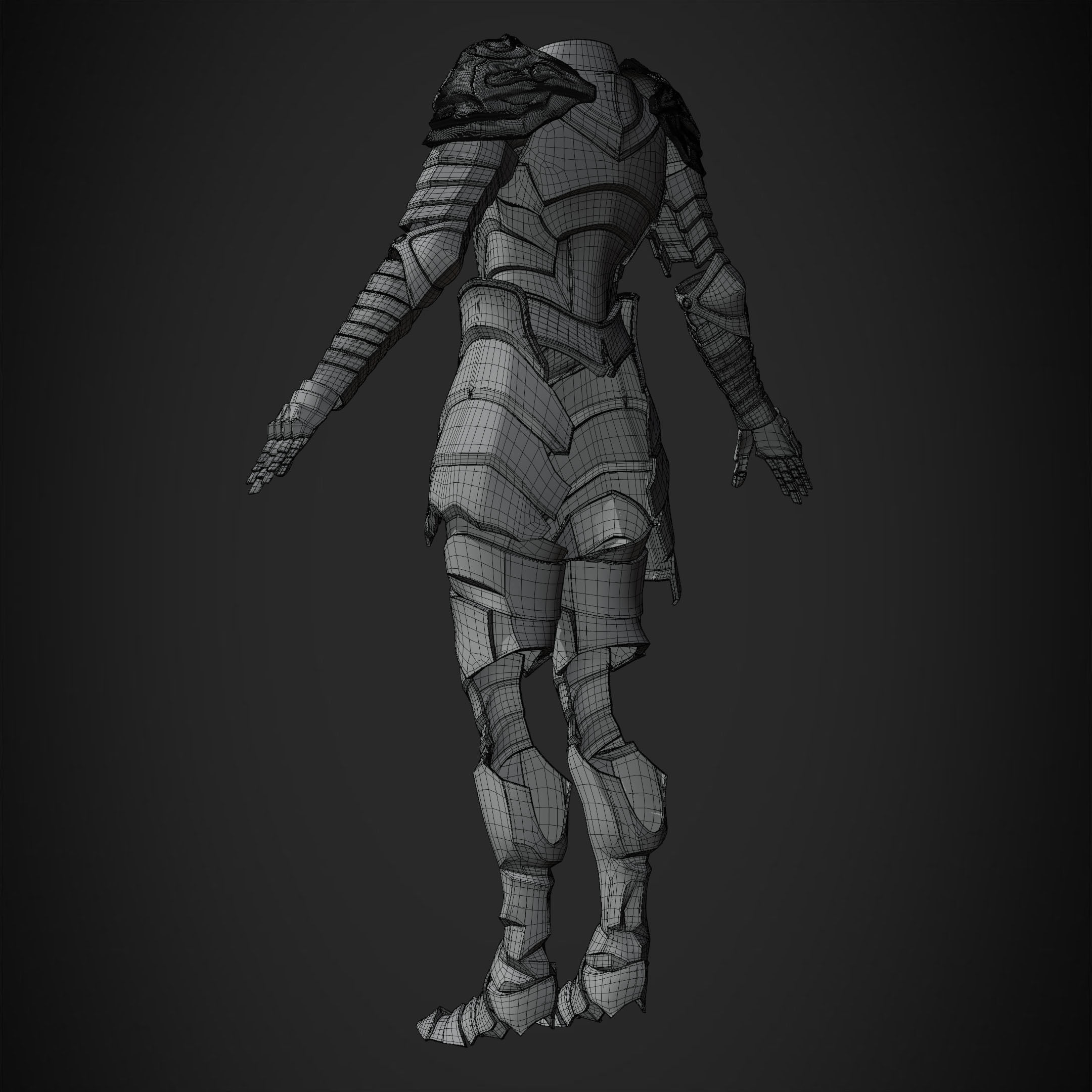 Dark Souls Knight Artorias Abysswalker Armor for Cosplay 3D print model_23