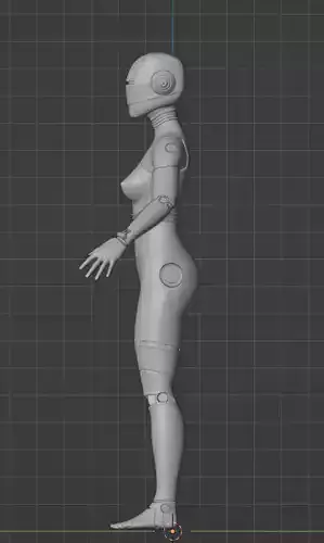 Women Robot Hajime Sorayama 3D model Women Robot Hajime Sorayama 3D model