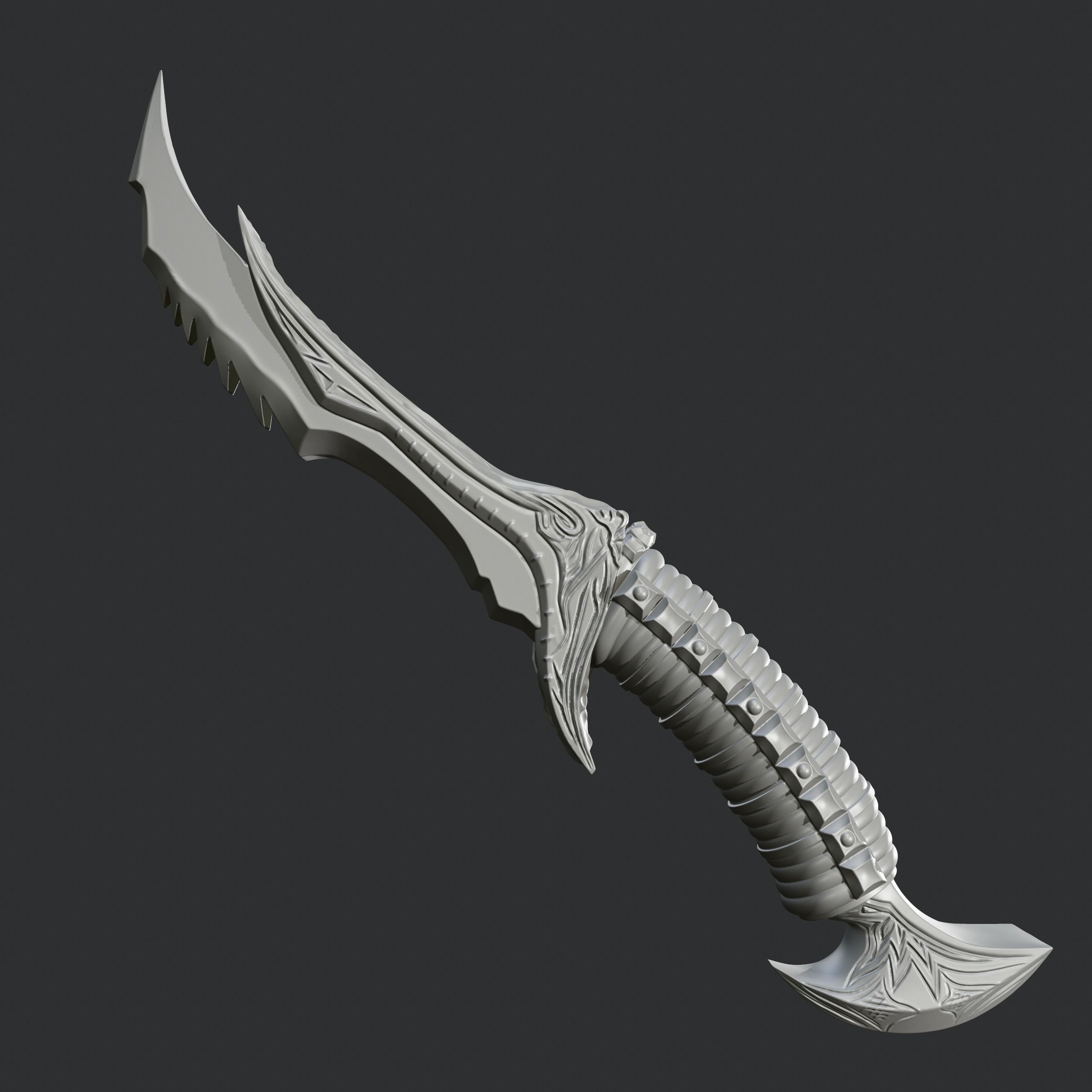 Dagger 3D print model_1