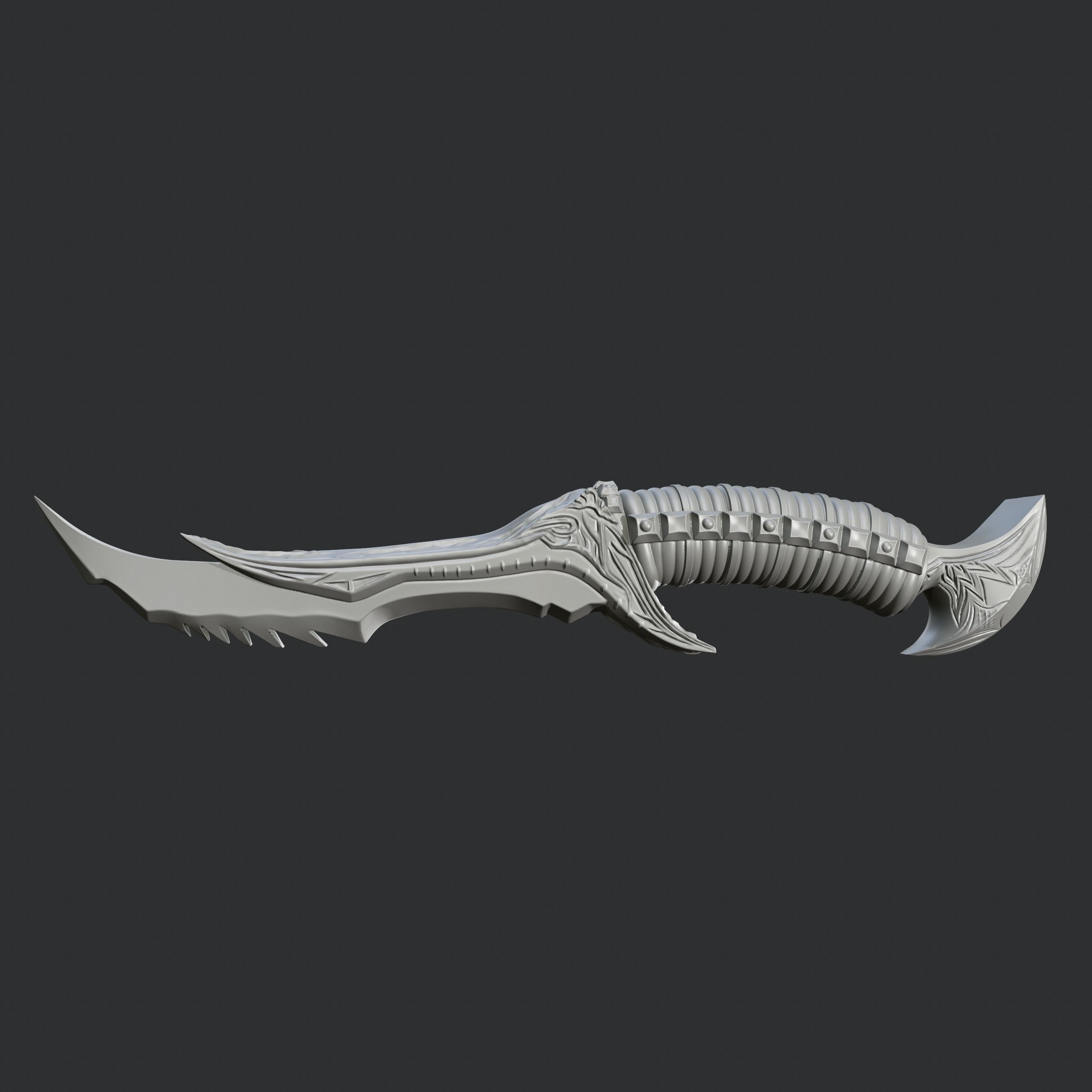 Dagger 3D print model_2