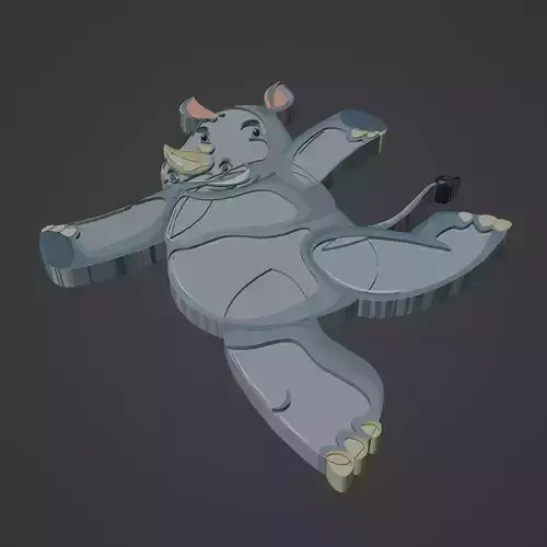 rhino animal cartoon