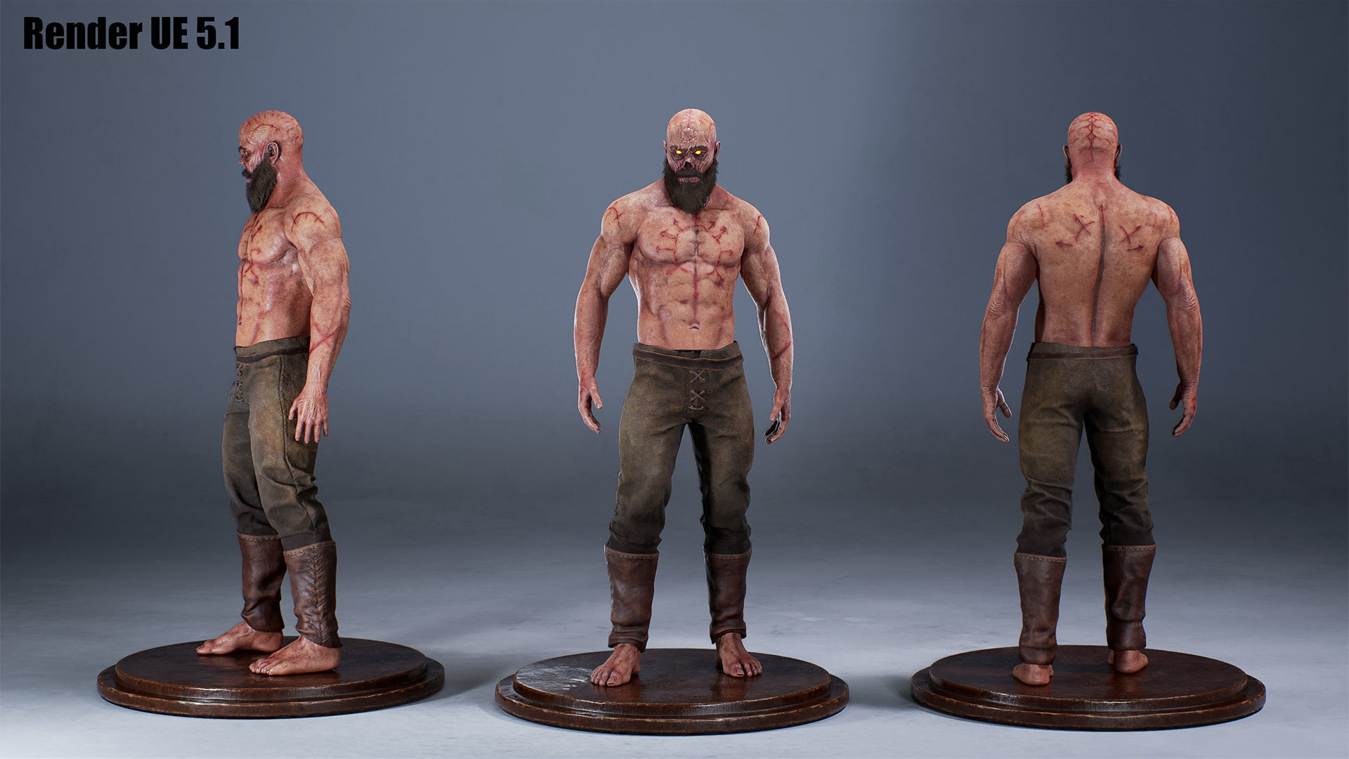 Chaos Knight Low-poly 3D model_18