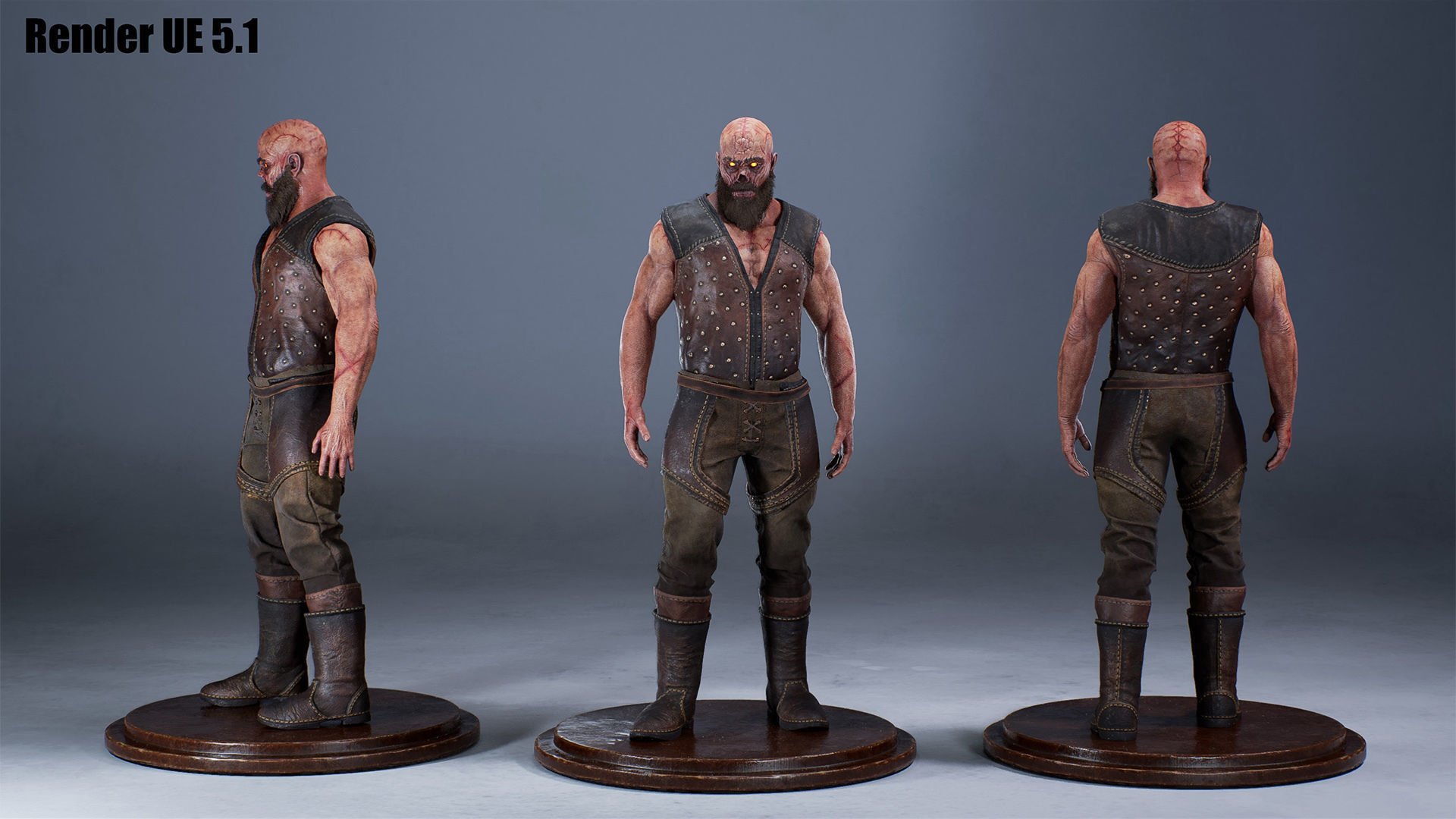 Chaos Knight Low-poly 3D model_16