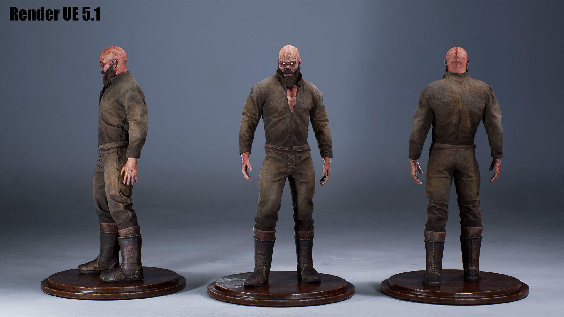 Chaos Knight Low-poly 3D model_17