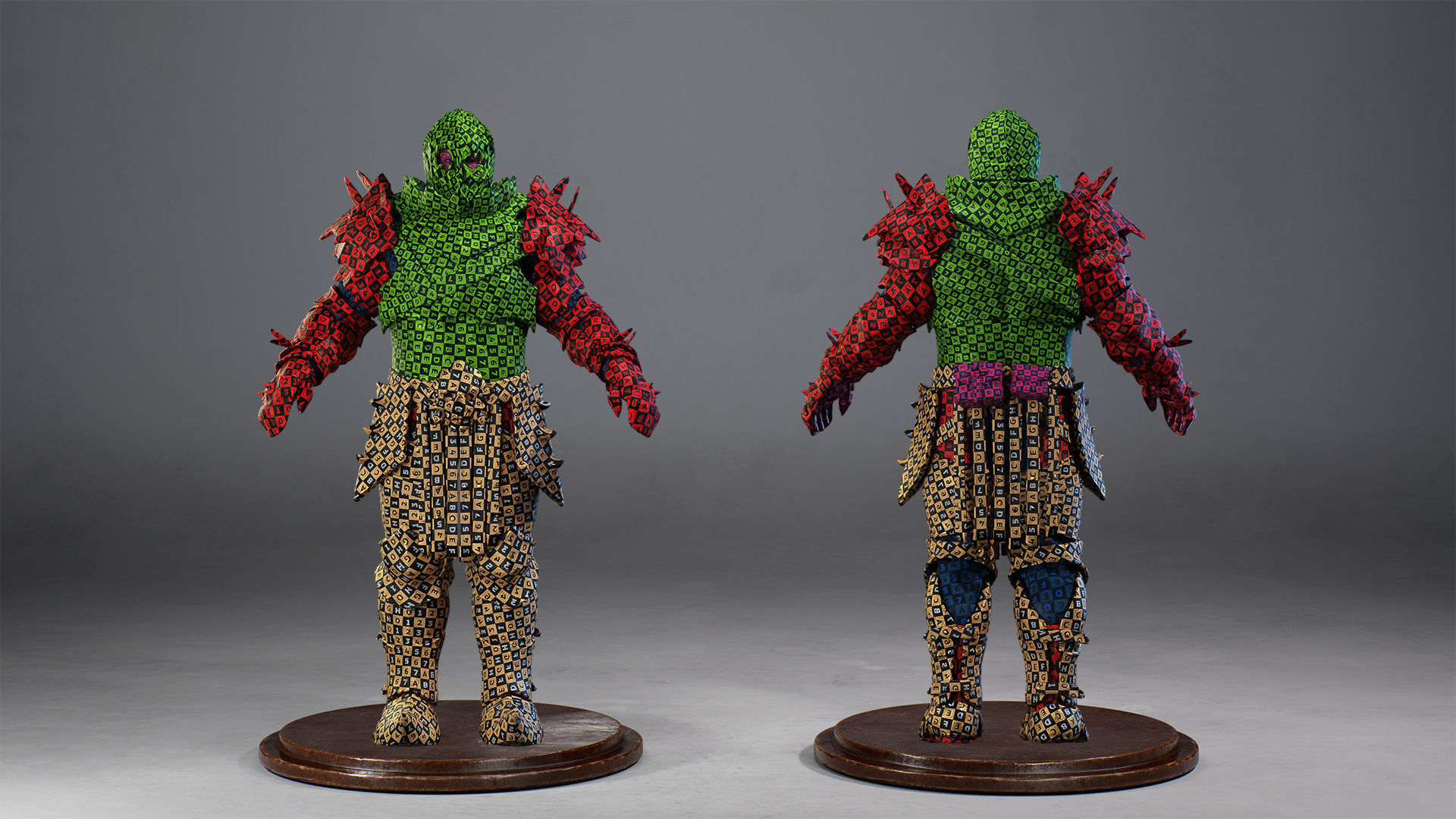 Chaos Knight Low-poly 3D model_25