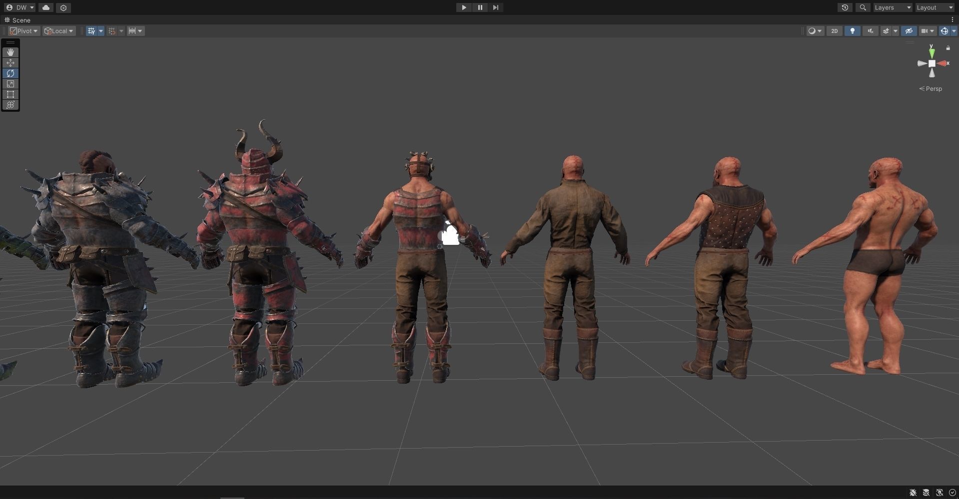 Chaos Knight Low-poly 3D model_33