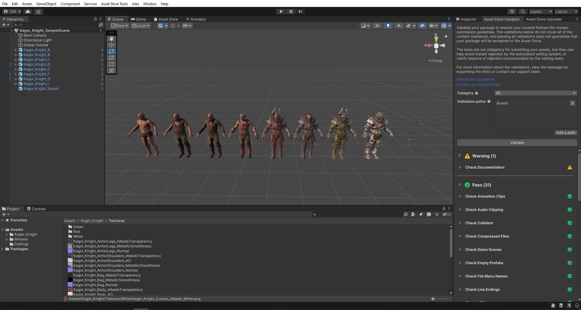 Chaos Knight Low-poly 3D model_36