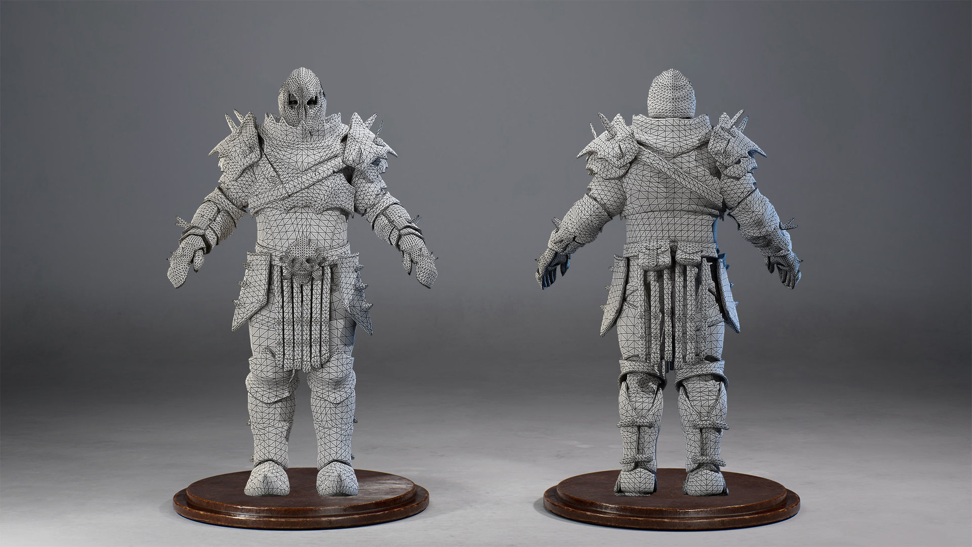 Chaos Knight Low-poly 3D model_24