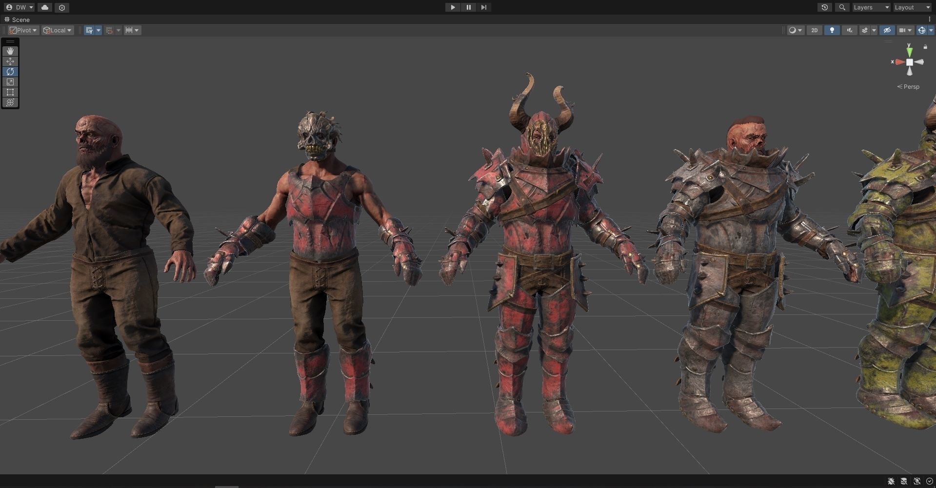 Chaos Knight Low-poly 3D model_38