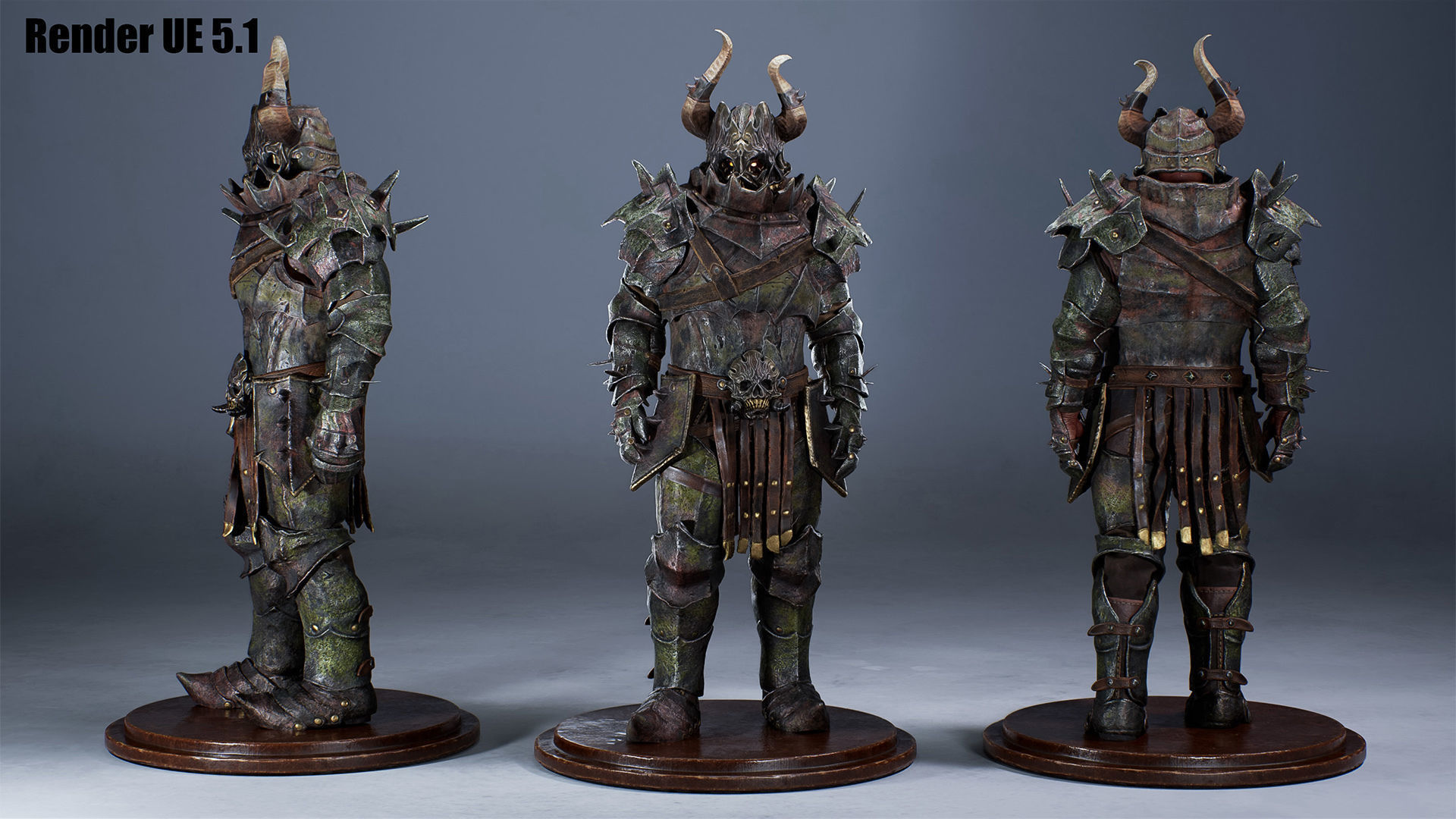 Chaos Knight Low-poly 3D model_10