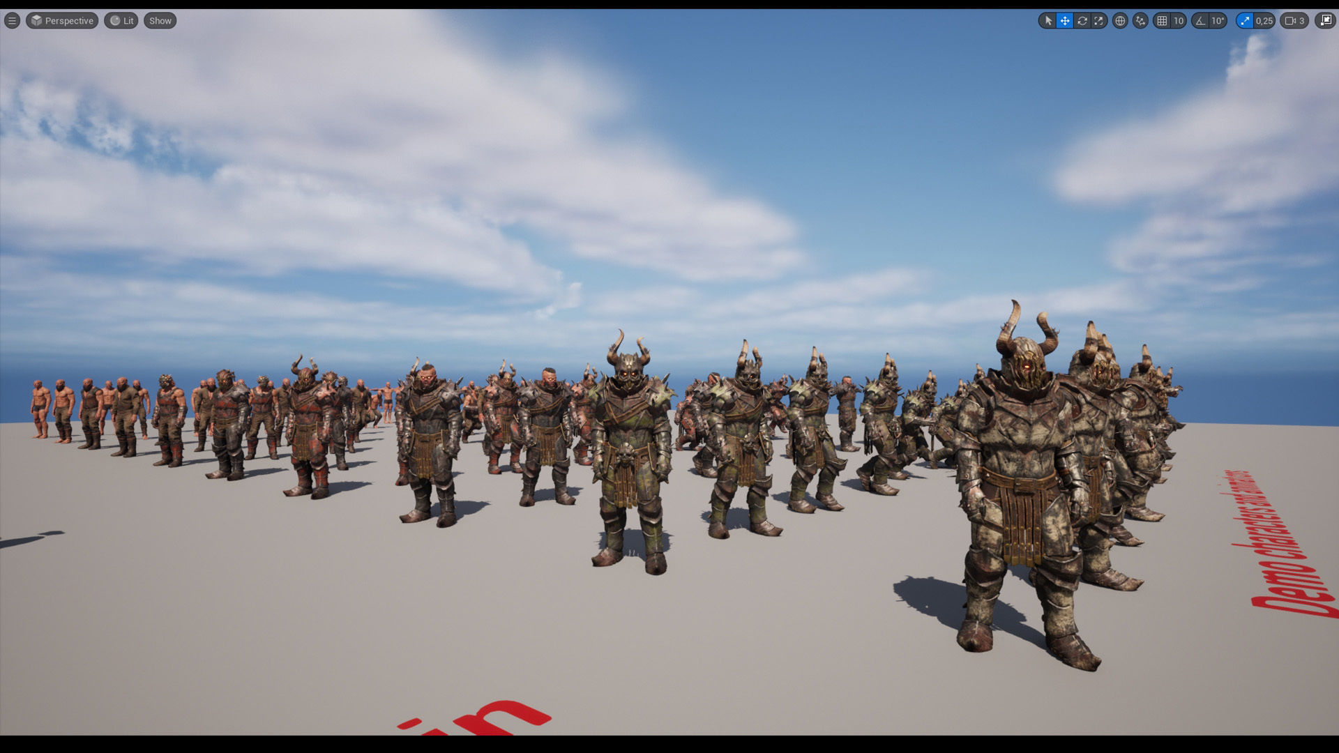 Chaos Knight Low-poly 3D model_27