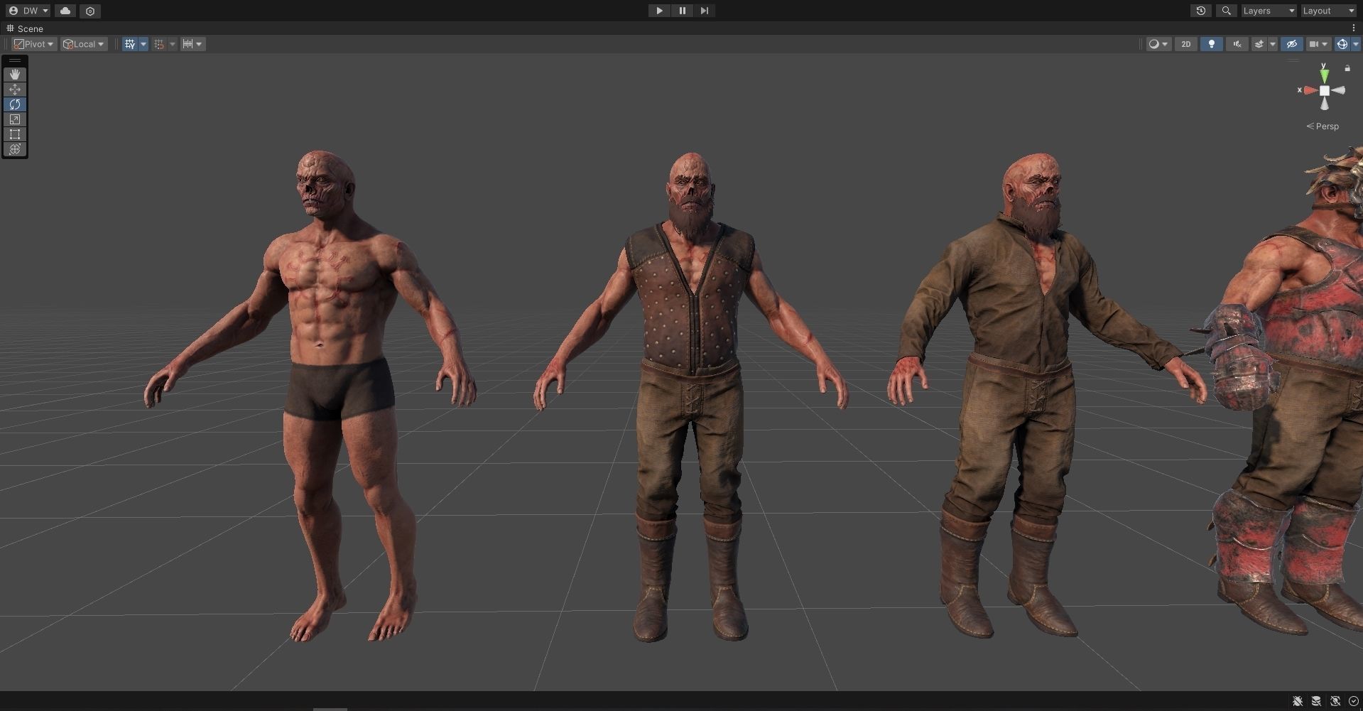 Chaos Knight Low-poly 3D model_32