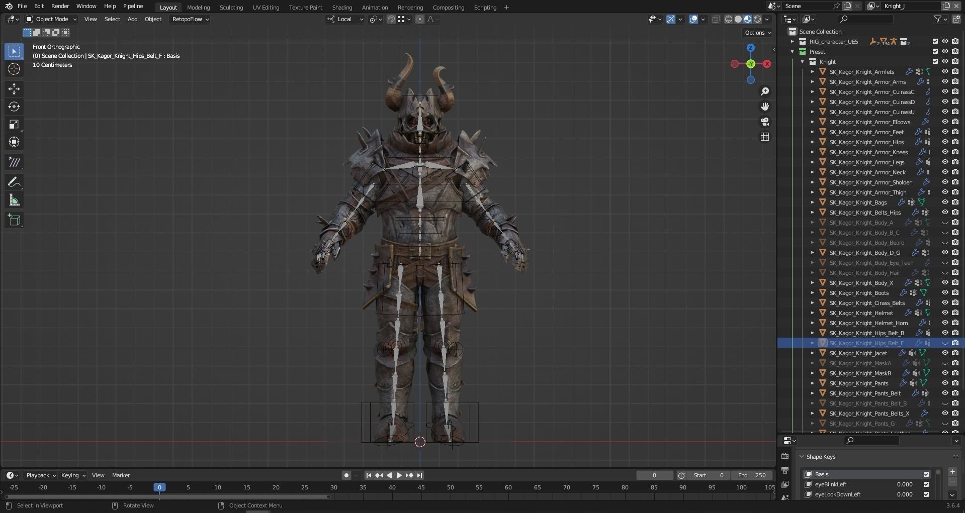 Chaos Knight Low-poly 3D model_31