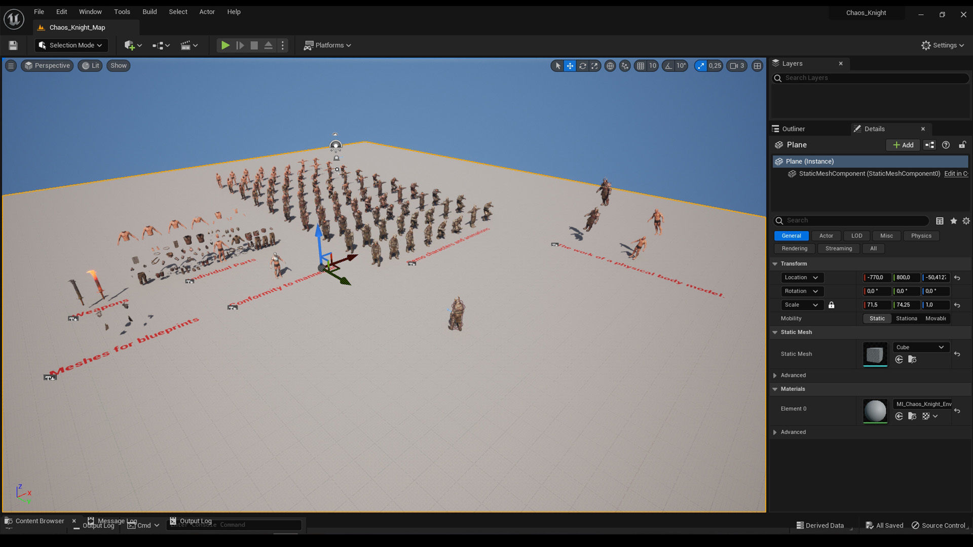 Chaos Knight Low-poly 3D model_28