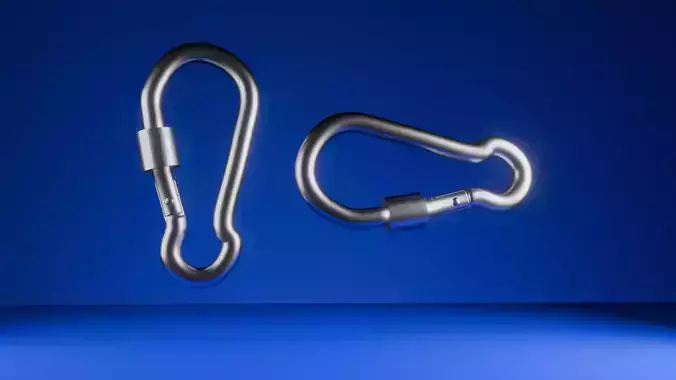 Carabiner by Vitalyametol Low-poly 3D model