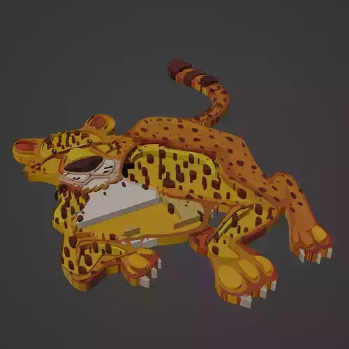 leopard animal cartoon