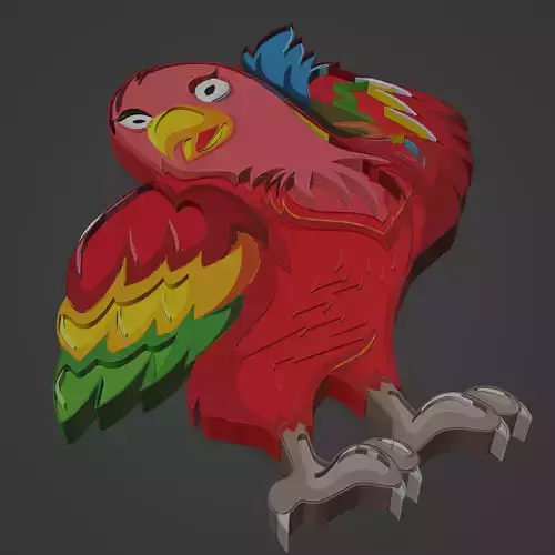 parrot animal cartoon
