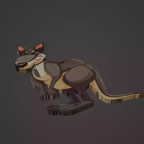 kangaroo animal cartoon