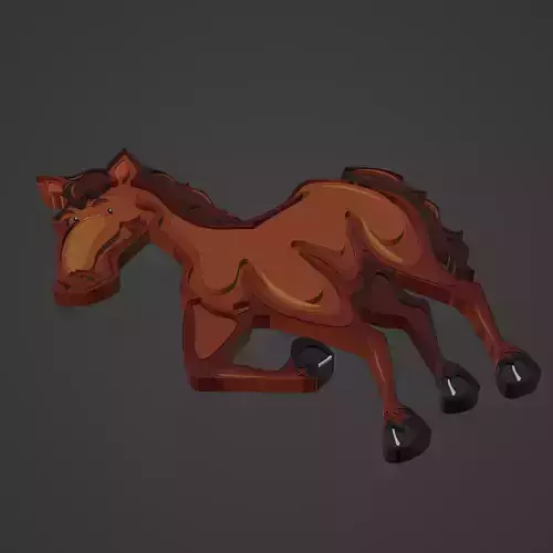 horse animal cartoon