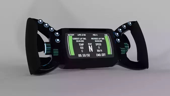 Custom Race Car Steering Wheel