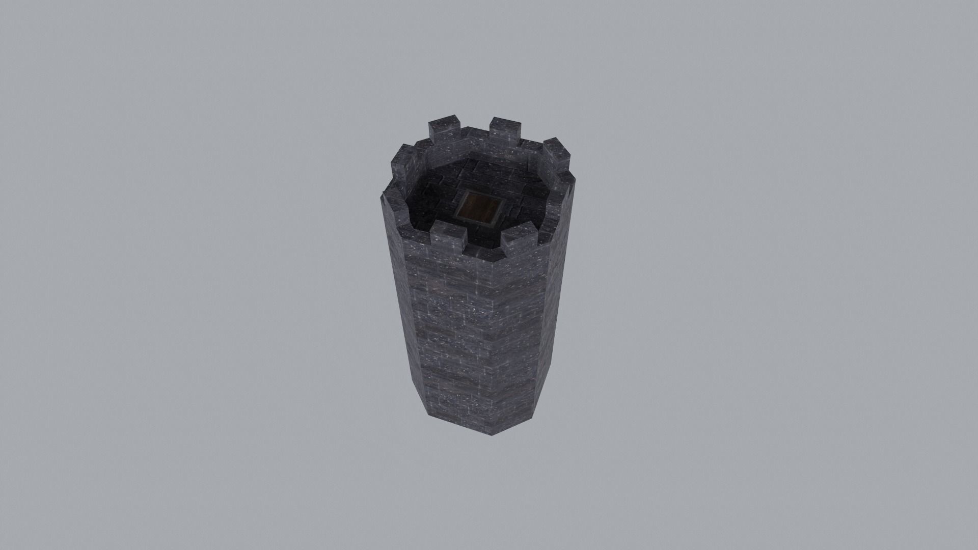 Modular Castle Walls PBR Low-poly 3D model_14