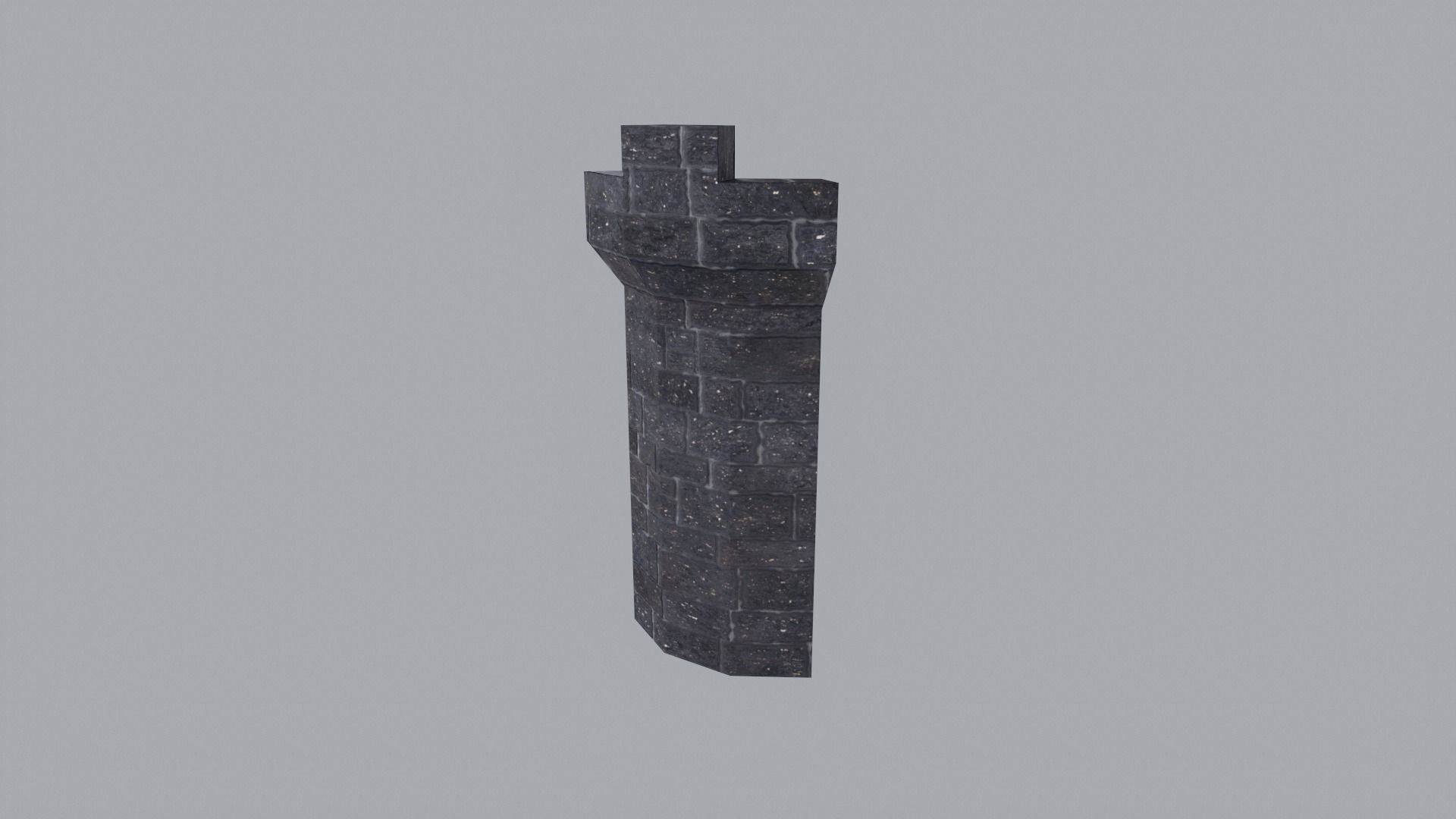 Modular Castle Walls PBR Low-poly 3D model_19