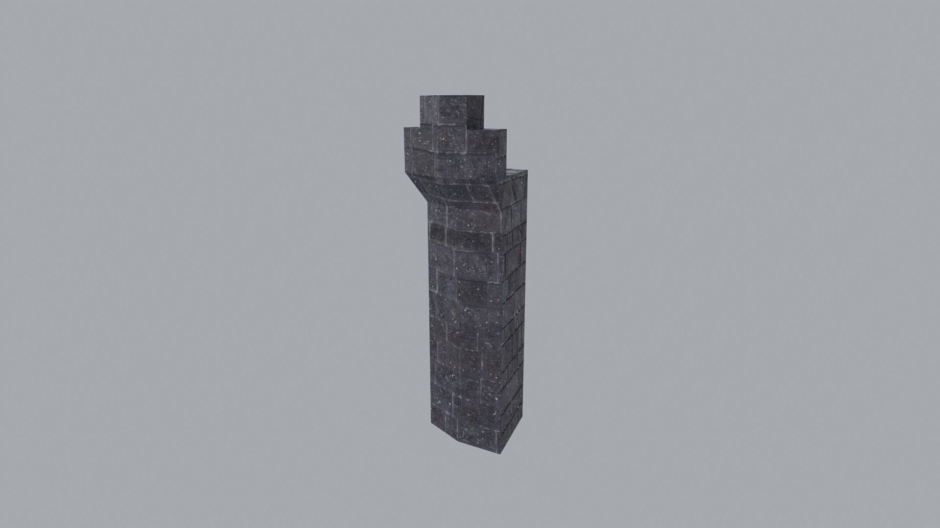 Modular Castle Walls PBR Low-poly 3D model_17