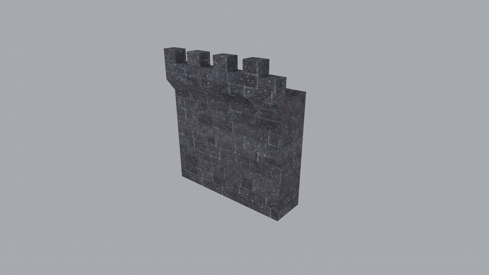 Modular Castle Walls PBR Low-poly 3D model_9