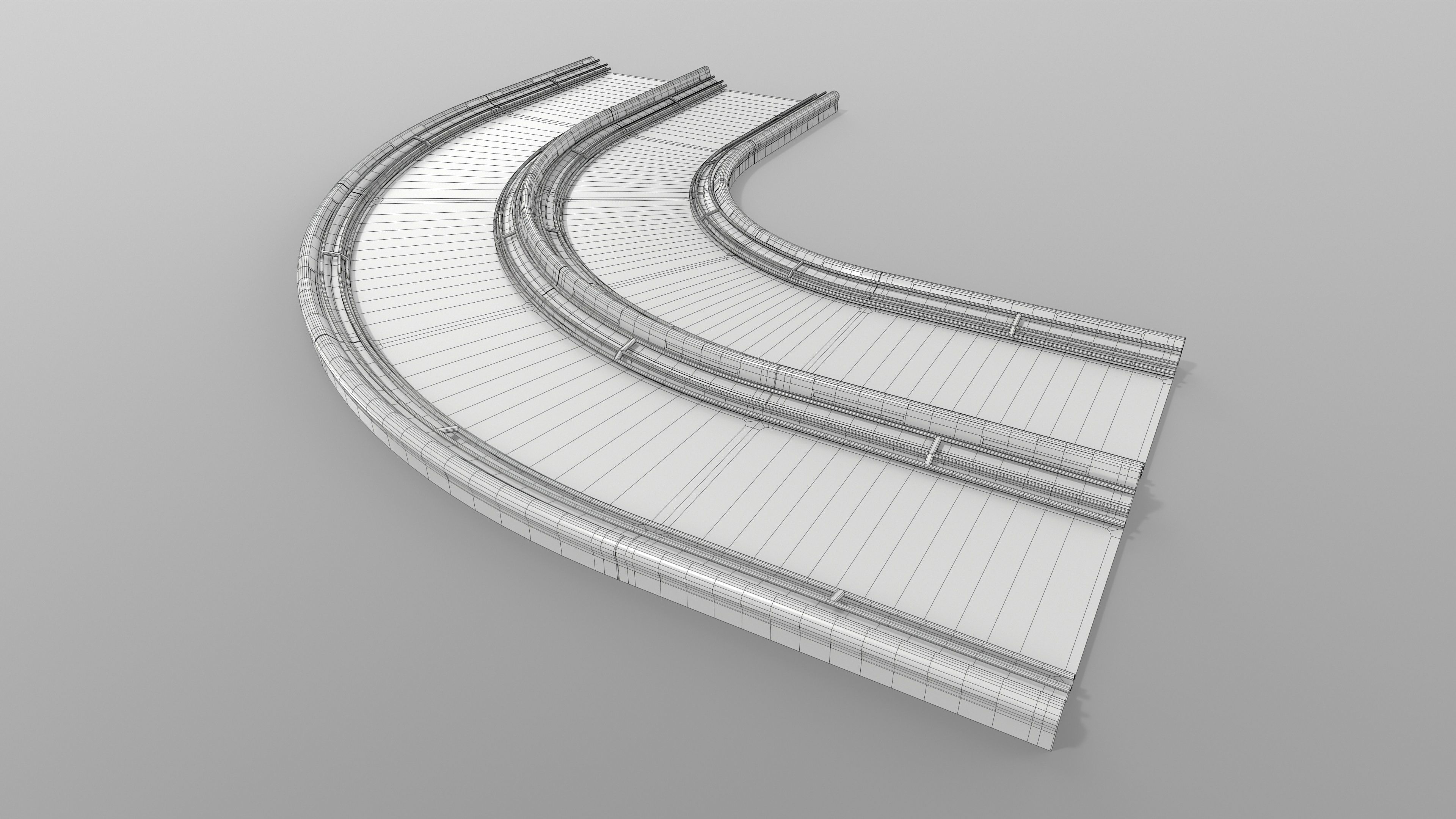 Big Low-Poly Ski-fi Pack Low-poly 3D model_12