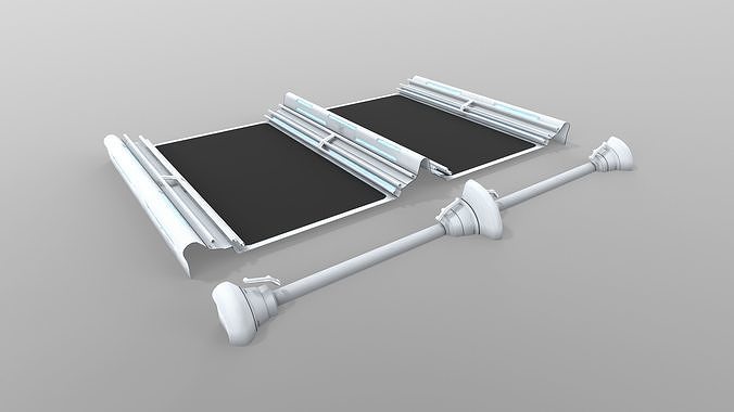 Big Low-Poly  Ski-fi Pack Low-poly 3D model 4
