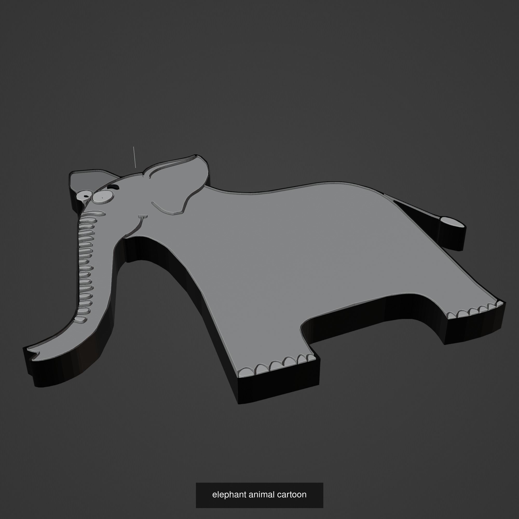 Animal Cartoon Mega Pack 95 Printing Model 3D Model Collection_94